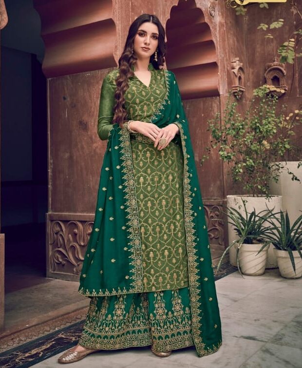 Amazon.com: Traditional Wear Pakistani Women's Party Wear Palazzo Dress  Indian Shalwar Kameez Suits (Unstitched, Choice 1) : Clothing, Shoes &  Jewelry