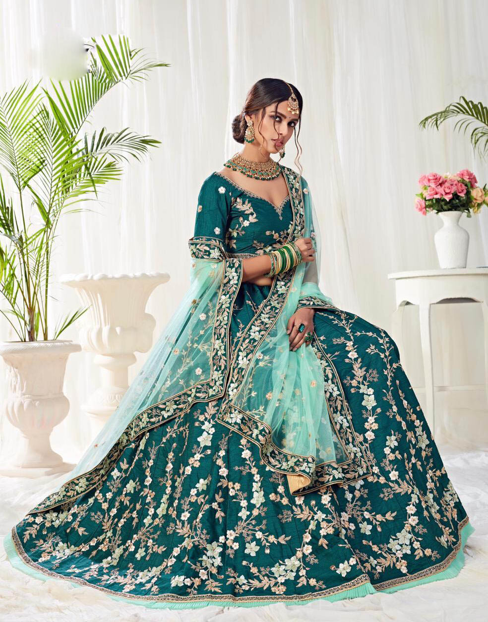 $64 - $129 - Blue Wedding Lehenga Choli, Blue Wedding Lehengas and Blue  Ghagra Chaniya Cholis Online Shopping | Page 2