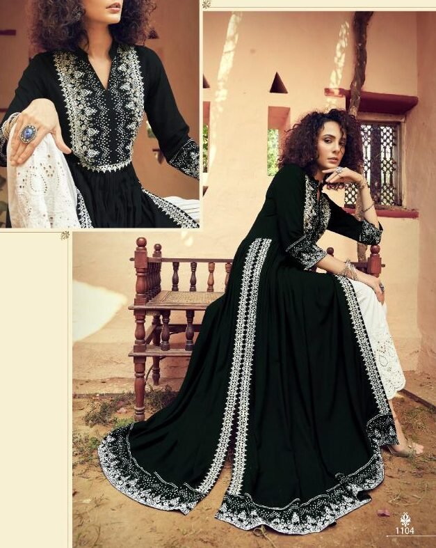 Navy Blue Faux Georgette Designer Palazzo Suit | Palazzo suit, Georgette,  Anarkali