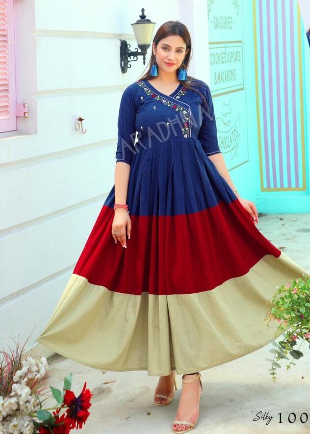 PR Fashion New Designer Indo-Western Dress at Rs 1530 | महिलाओं की डिजाइनर  ड्रेस in Surat | ID: 19796526333