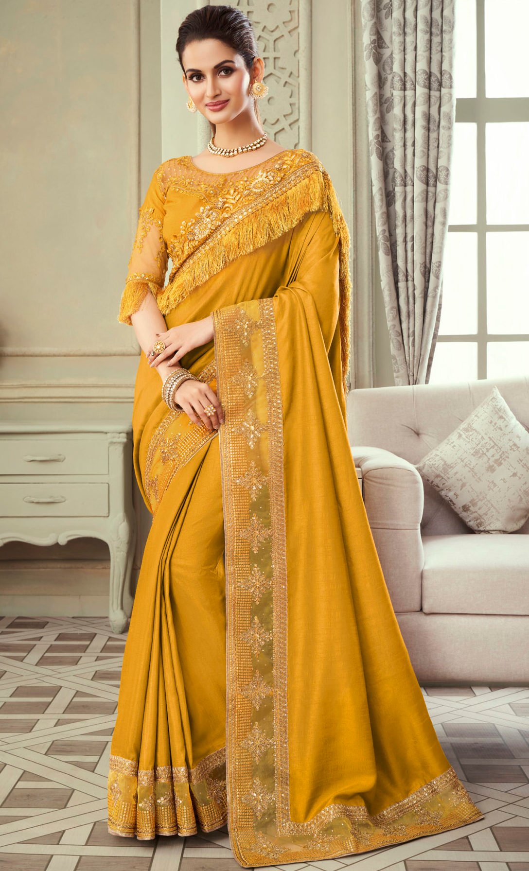 Buy Indian Chiffon Sarees Online at Best Prices — Karmaplace