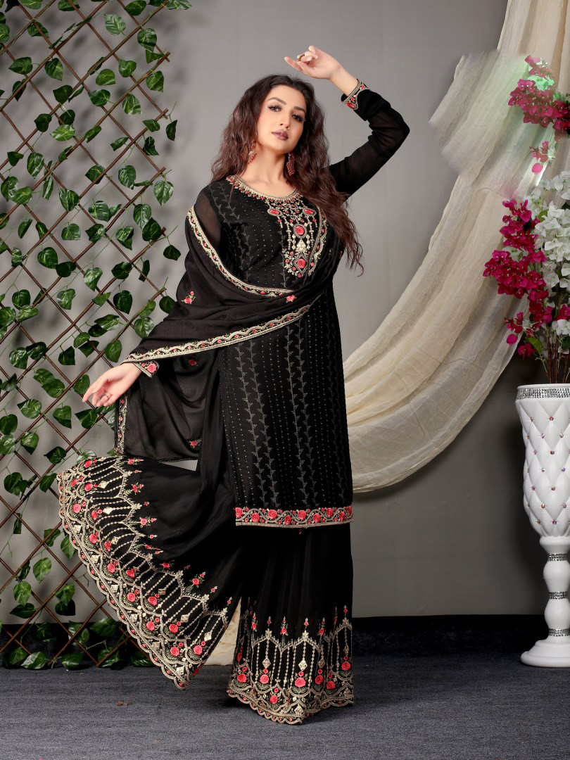 Party Wear Punjabi Sharara Suits : Buy Latest Sharara Suit Online