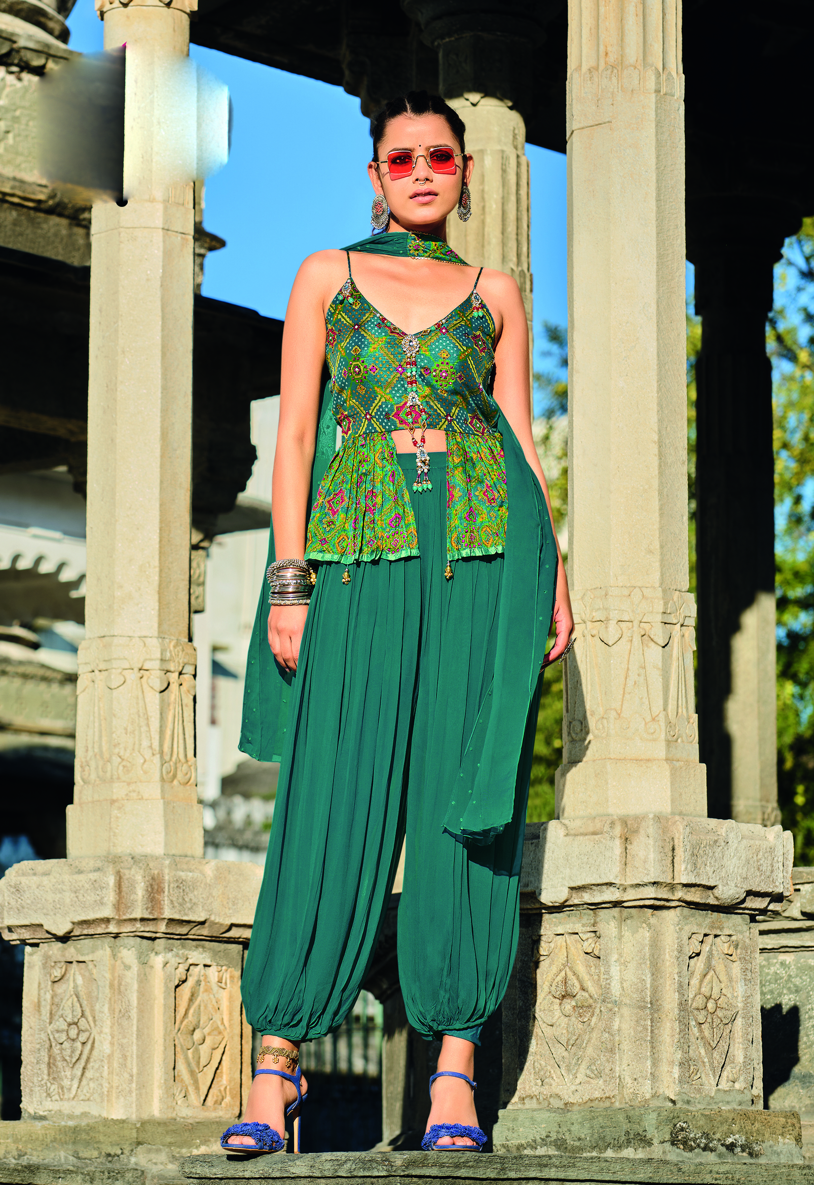 Loose Fitting Green Western Dress Designer, Full Sleeves, Size: Free Size  at Rs 1550 in Jaipur