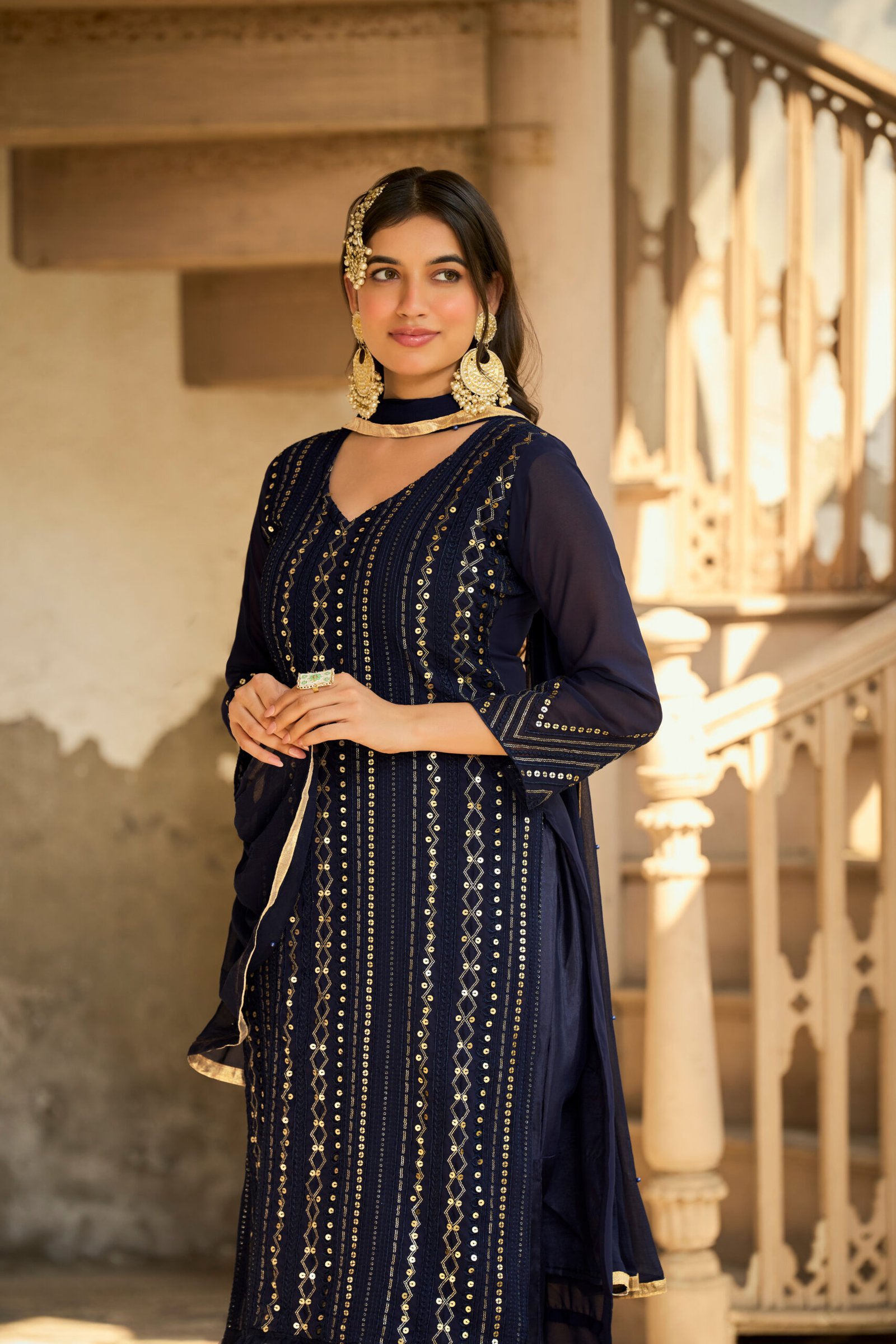 Party wear shop georgette suit