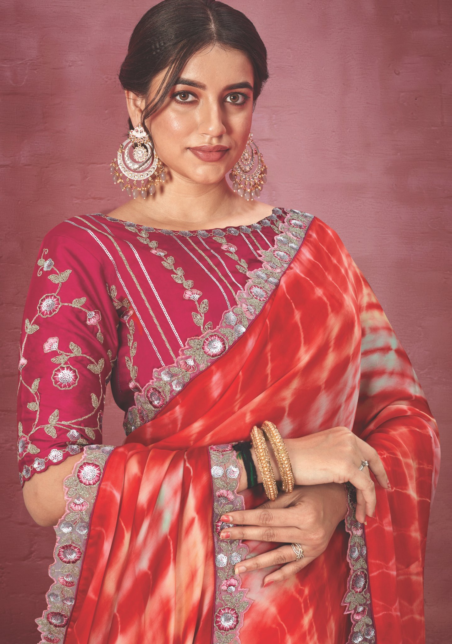 red-sabyasachi-bridal-saree-style-fancy-sadi-design