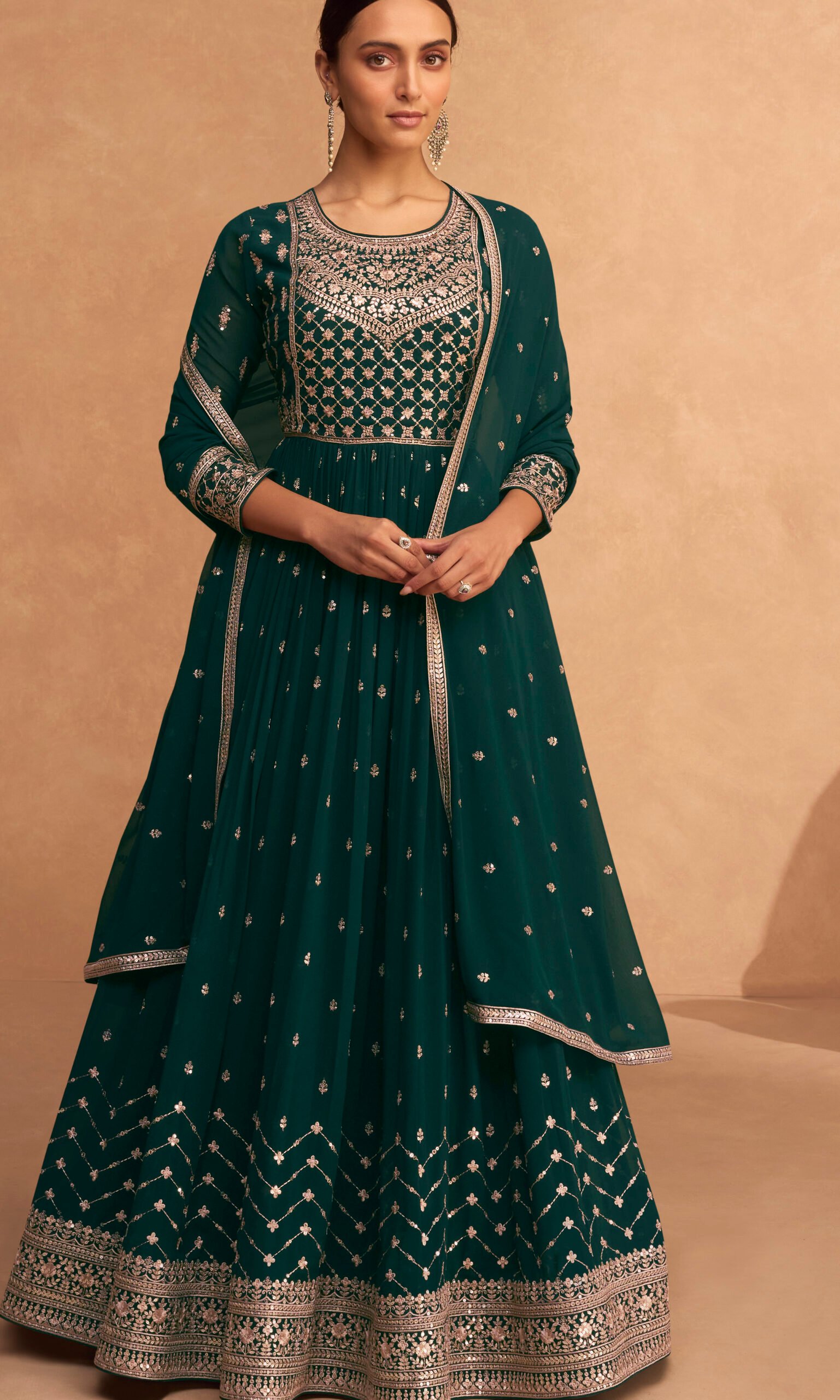 Best Anarkali Suits for Wedding in Readymade Fully Stitched