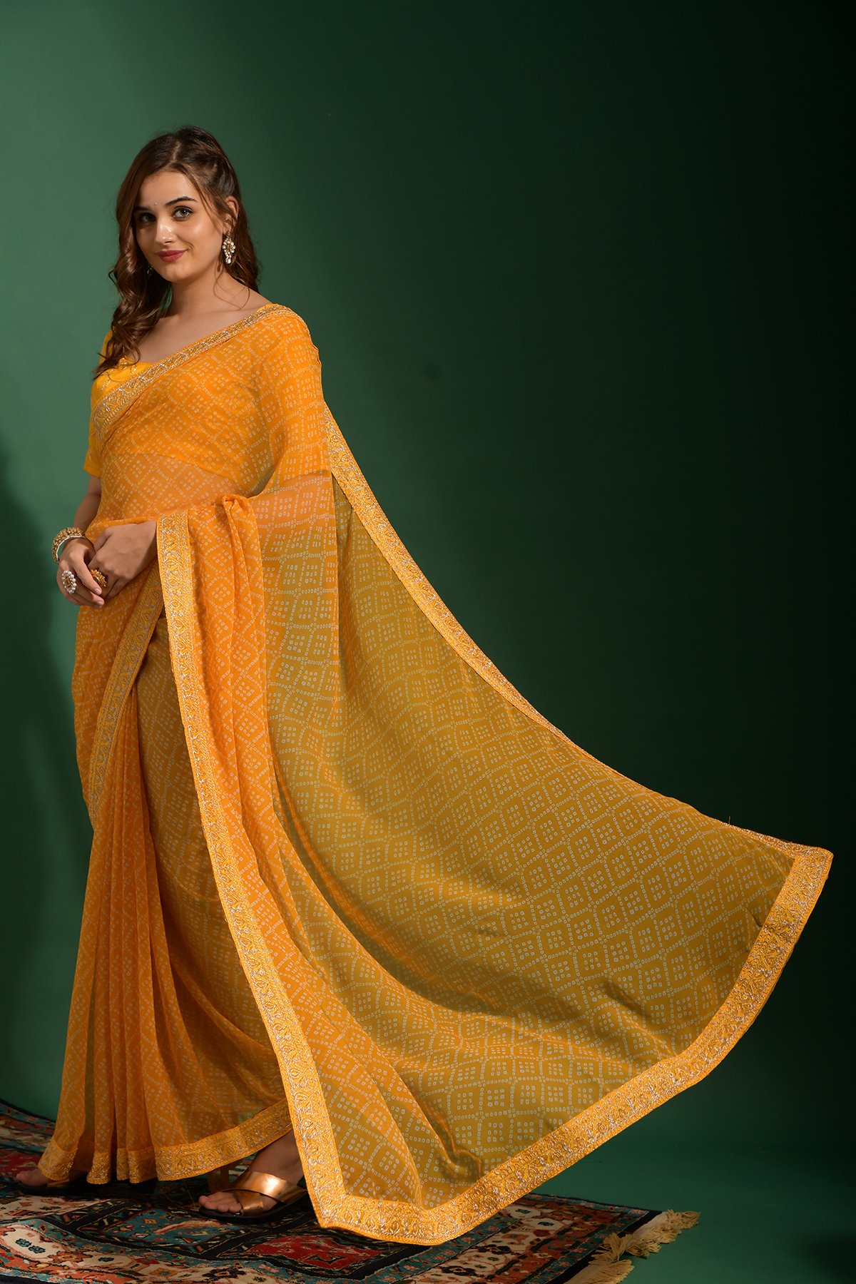 Buy Designer Georgette Saree Online In India | Me99