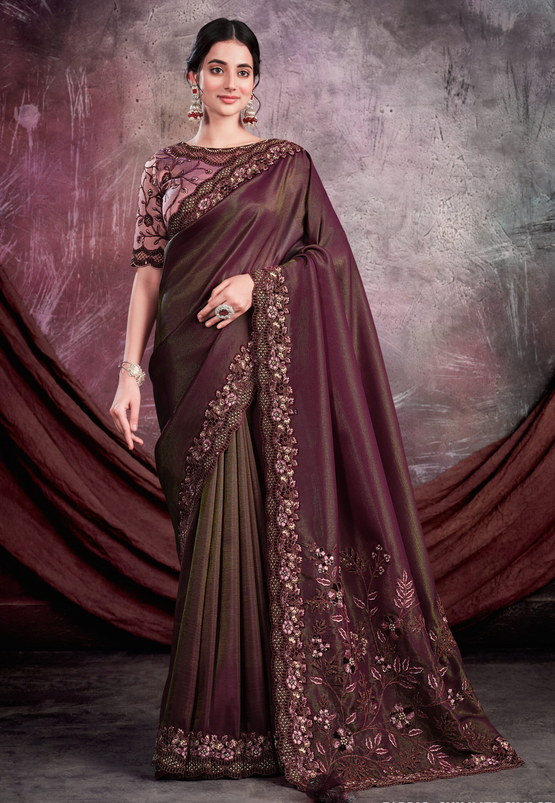 Buy Brown Color Kanchipuram Silk With Designer Grand Look Saree Stunning  Look Party Wear Saree,exclusive Saree Beautiful Saree Online in India - Etsy