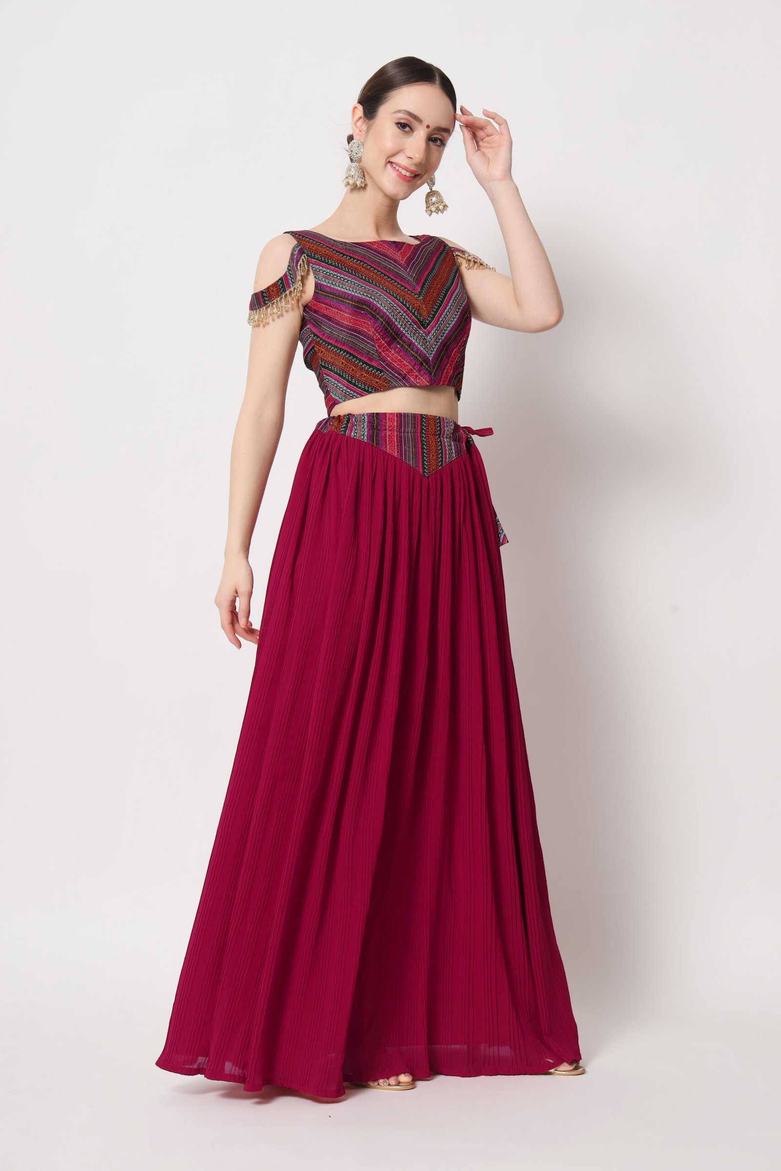 Kids Crop Top With Lehenga at Rs 895/piece | Garden Reach | South 24  Parganas | ID: 22546648430