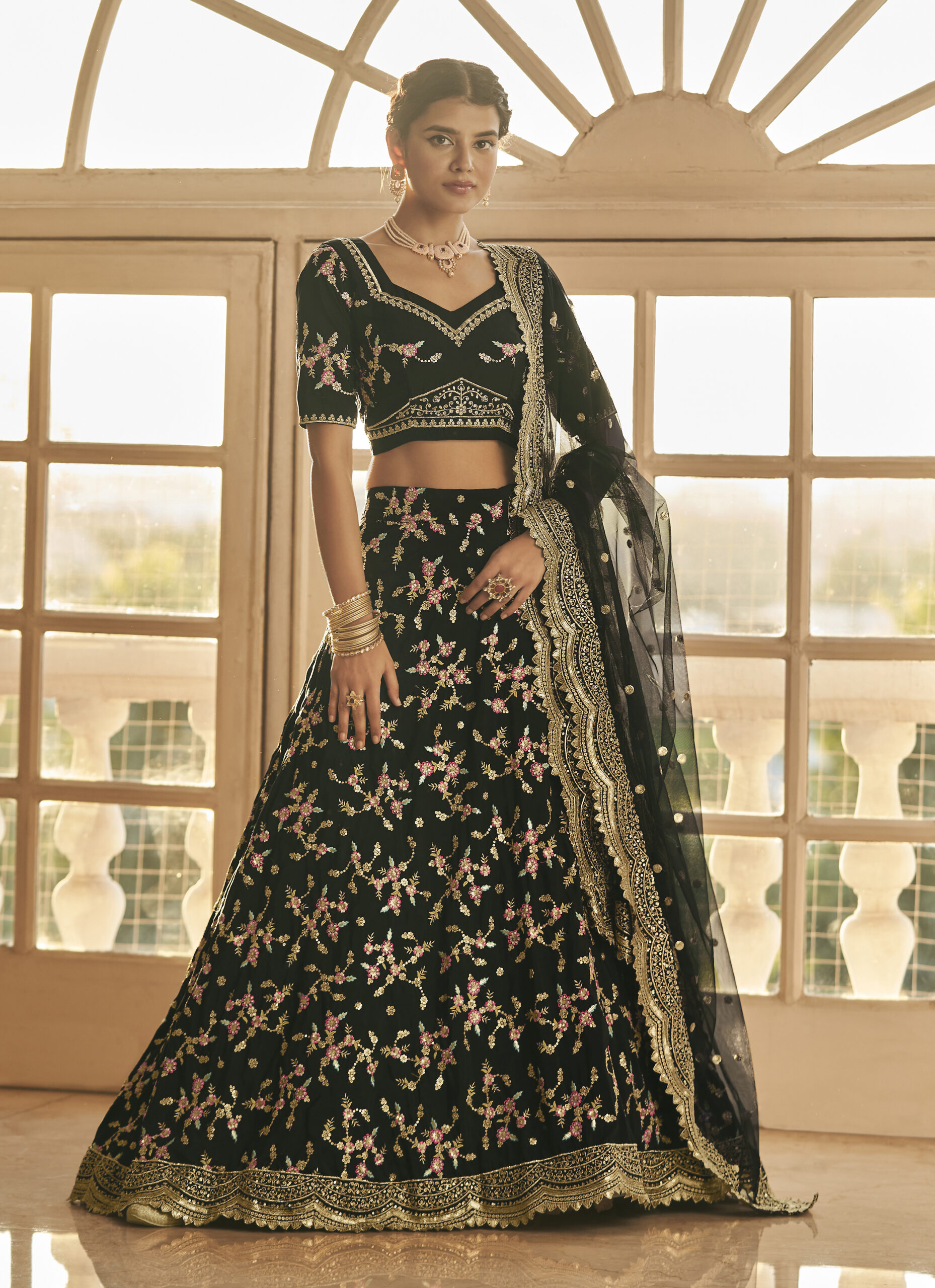 Buy Riya Munir Fashion Women's Silk Semi-Stitched New Lehenga Choli with  Dupatta at Amazon.in