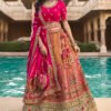 Banarasi Silk Lehenga Blouse Designs New with Price