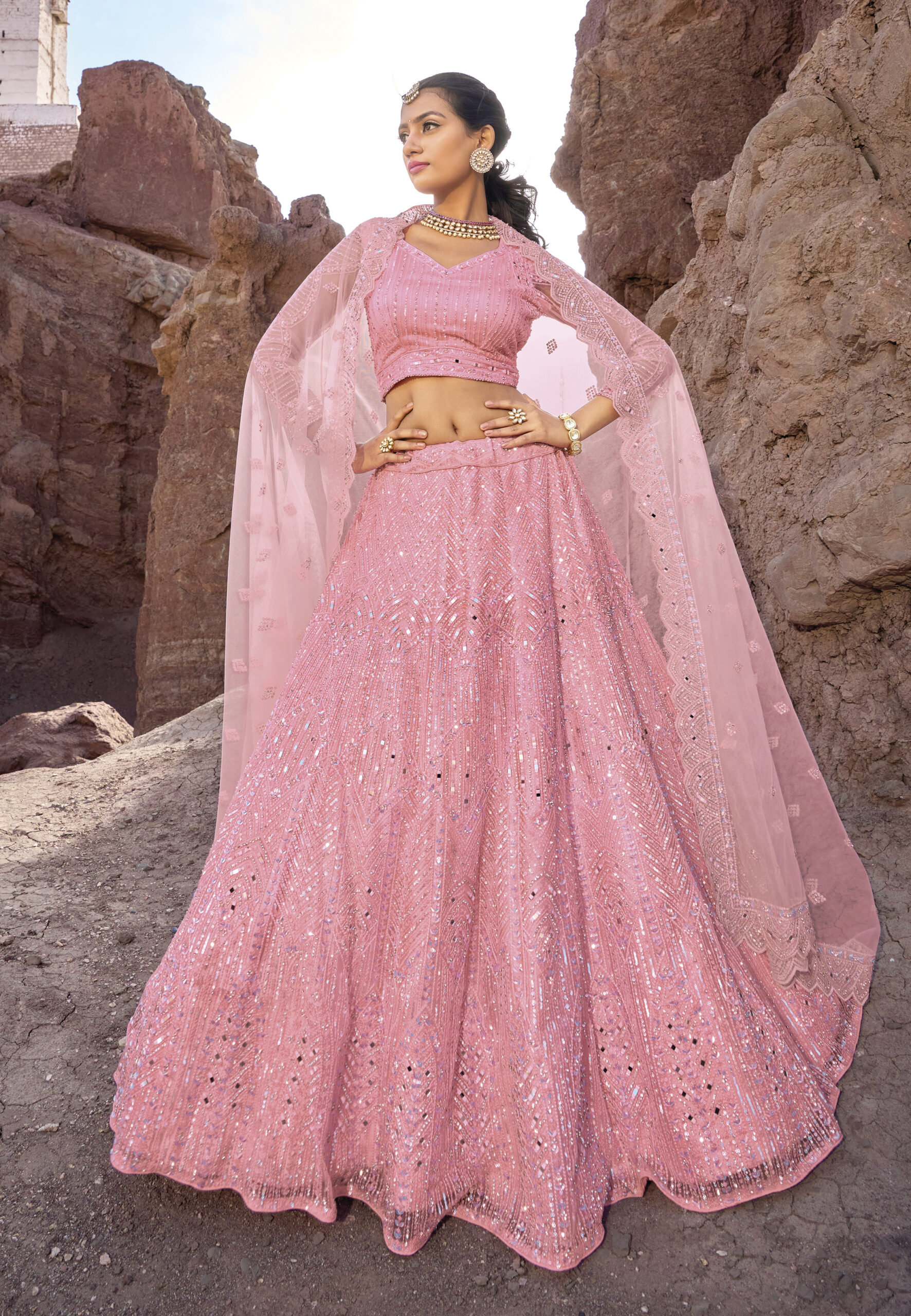 Radhika Merchant looks like a dream in her golden Abu Jani Sandeep Khosla  lehenga for her engagement to Anant Ambani | Vogue India