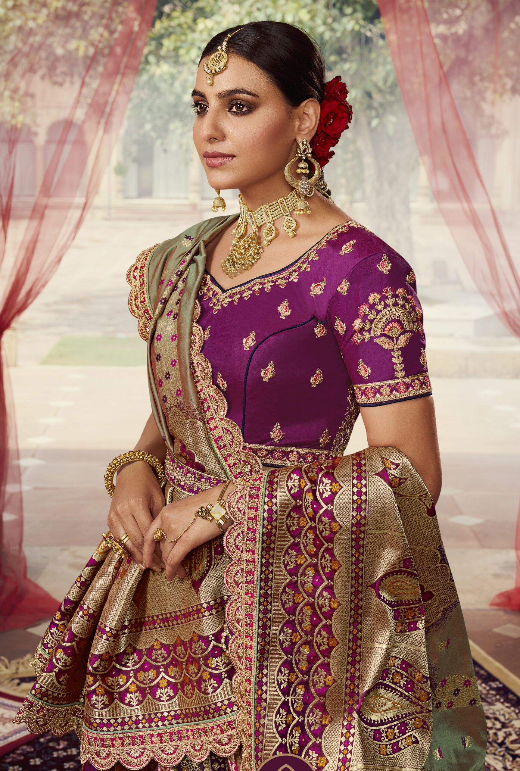 Bridal Silk Lehenga Ghagra Choli in Jaipur