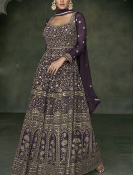 Dress for Wedding Function for Women in Almond Colour
