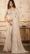 Designer Cream Color Saree with Designer Blouse
