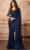 Designer Royal Blue Saree with Designer Blouse