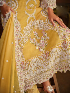 Dress for Haldi Function Yellow Salwar Suits