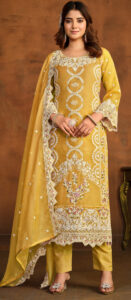 Haldi Suit Design for Girl Yellow Salwar Suits Design Latest
