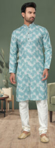 Kurta Pajama Style for Man Images Skyblue Kurta Set for Men