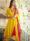 Yellow Salwar Suit for Haldi Ceremony Designer Anarkali Yellow