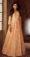 One Piece Dress Long Party Wear Honey Colour Gown Dress
