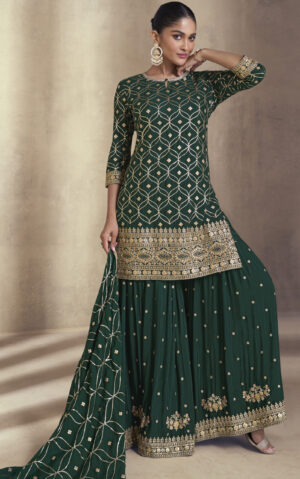 Punjabi Sharara Suits for Wedding Sharara Gharara Dress Party Wear