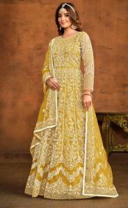 Yellow Dress for Haldi for Bride