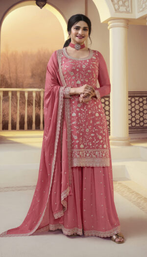 Vinay Fashion Dress Material with Price Prachi Desai Salmon Pink Suit