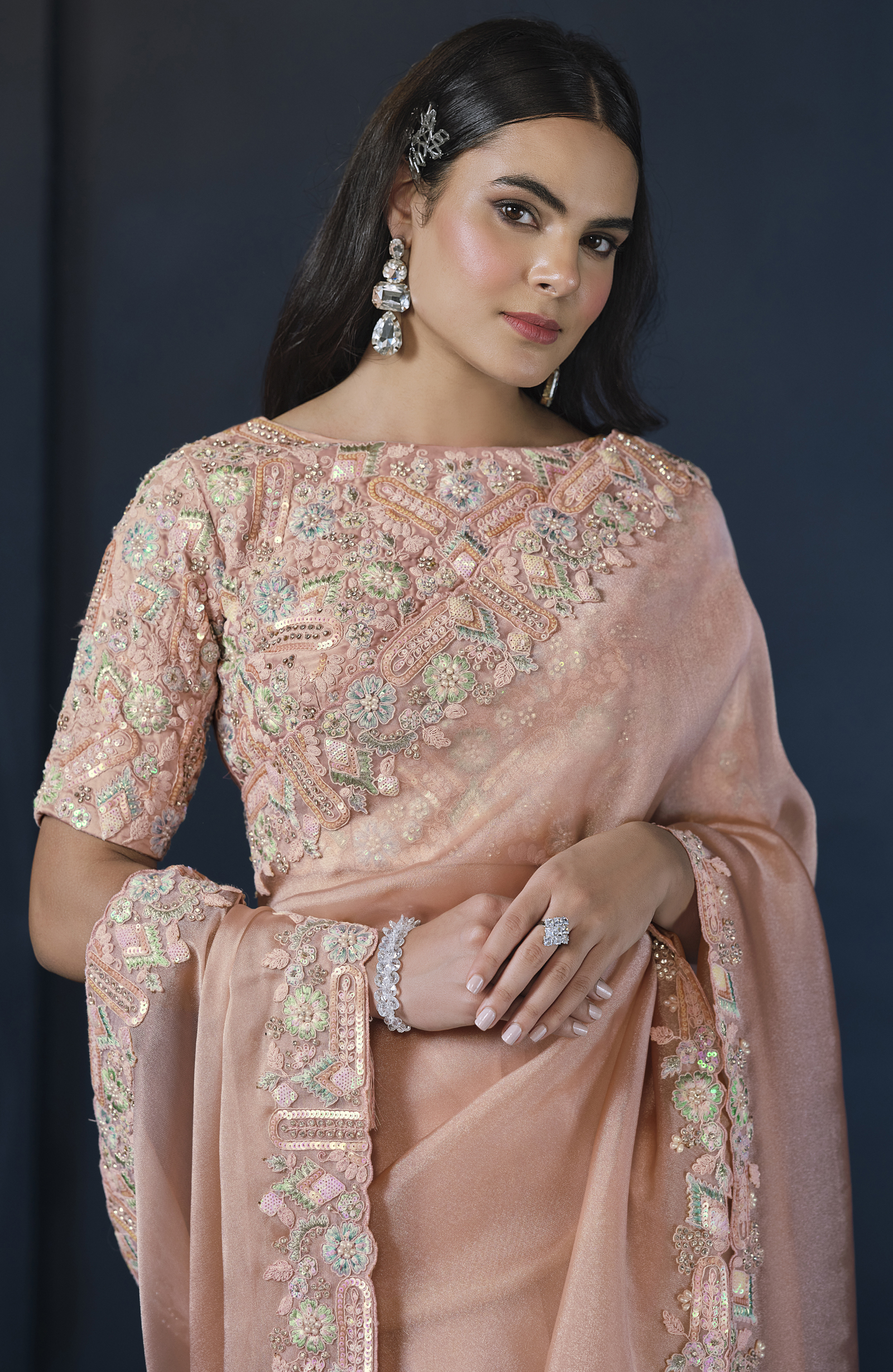 Designer Saree for Brothers Wedding New Saree Design