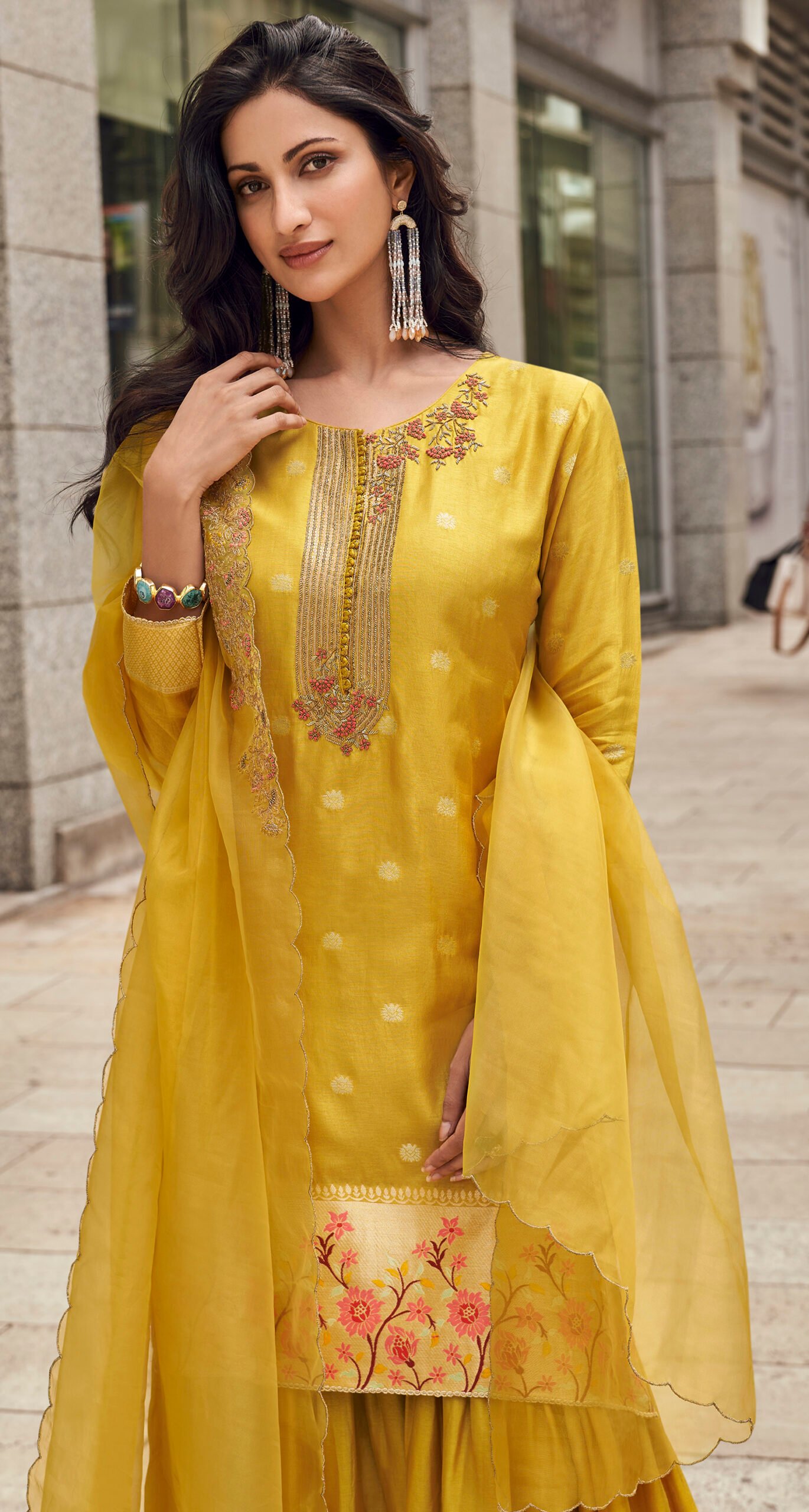 Haldi Ceremoney Dress for Bride Sister Look