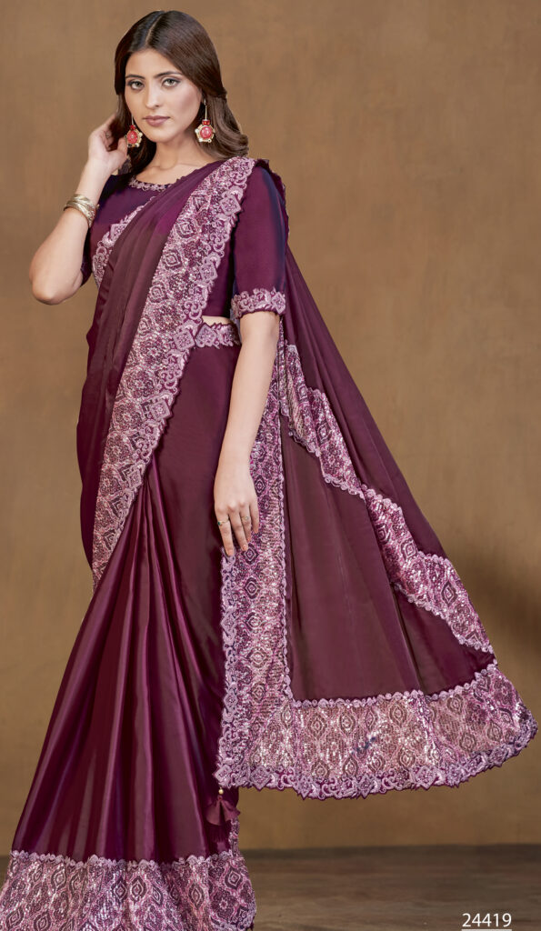 Women's Cotton Blend Maroon Woven Design Designer Saree With Blouse Piece