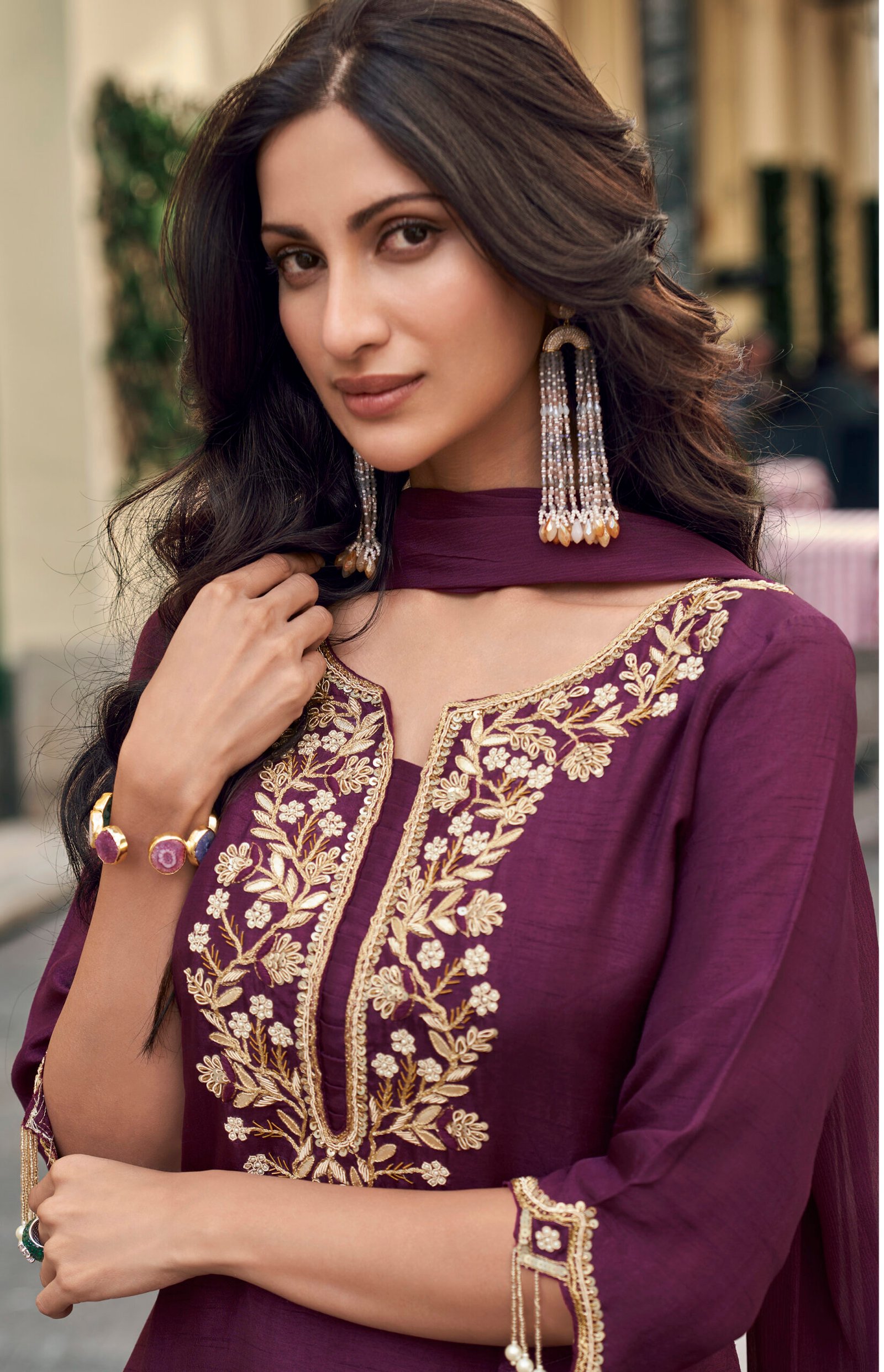 New Party Wear Salwar Kameez Designer Sharara Suit for Wedding