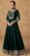 Wedding Guest Outfits Green Gown Floor Length Gown