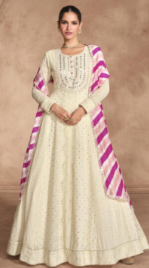 Off White Gown for Wedding Party