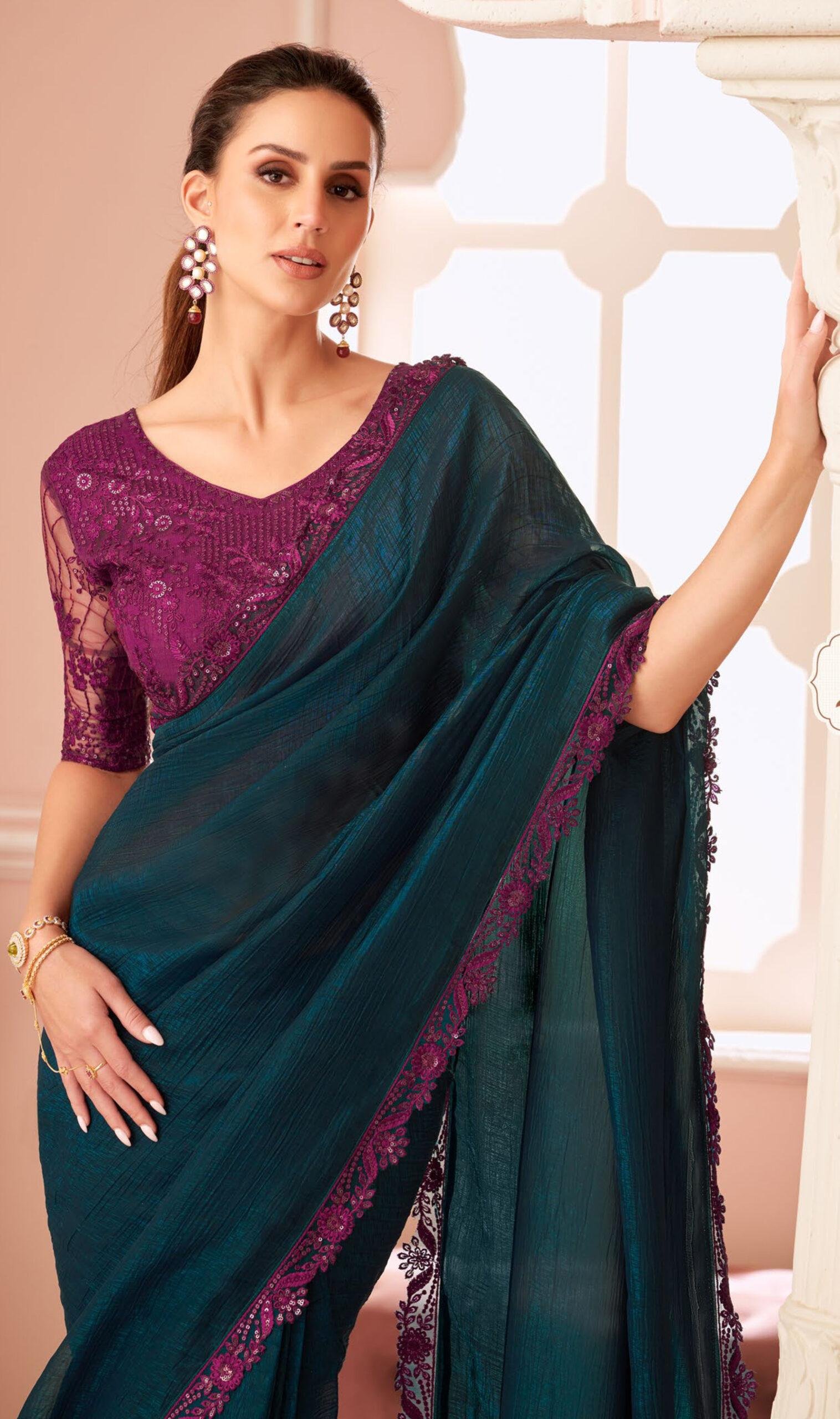 Designer Chiffon Sarees for Wedding