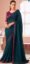 Light Weight Sarees for Wedding in Pine Green