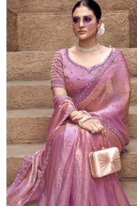 Pink Designer Saree for Wedding