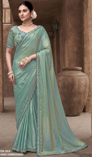 Saree for Reception Party for Girl