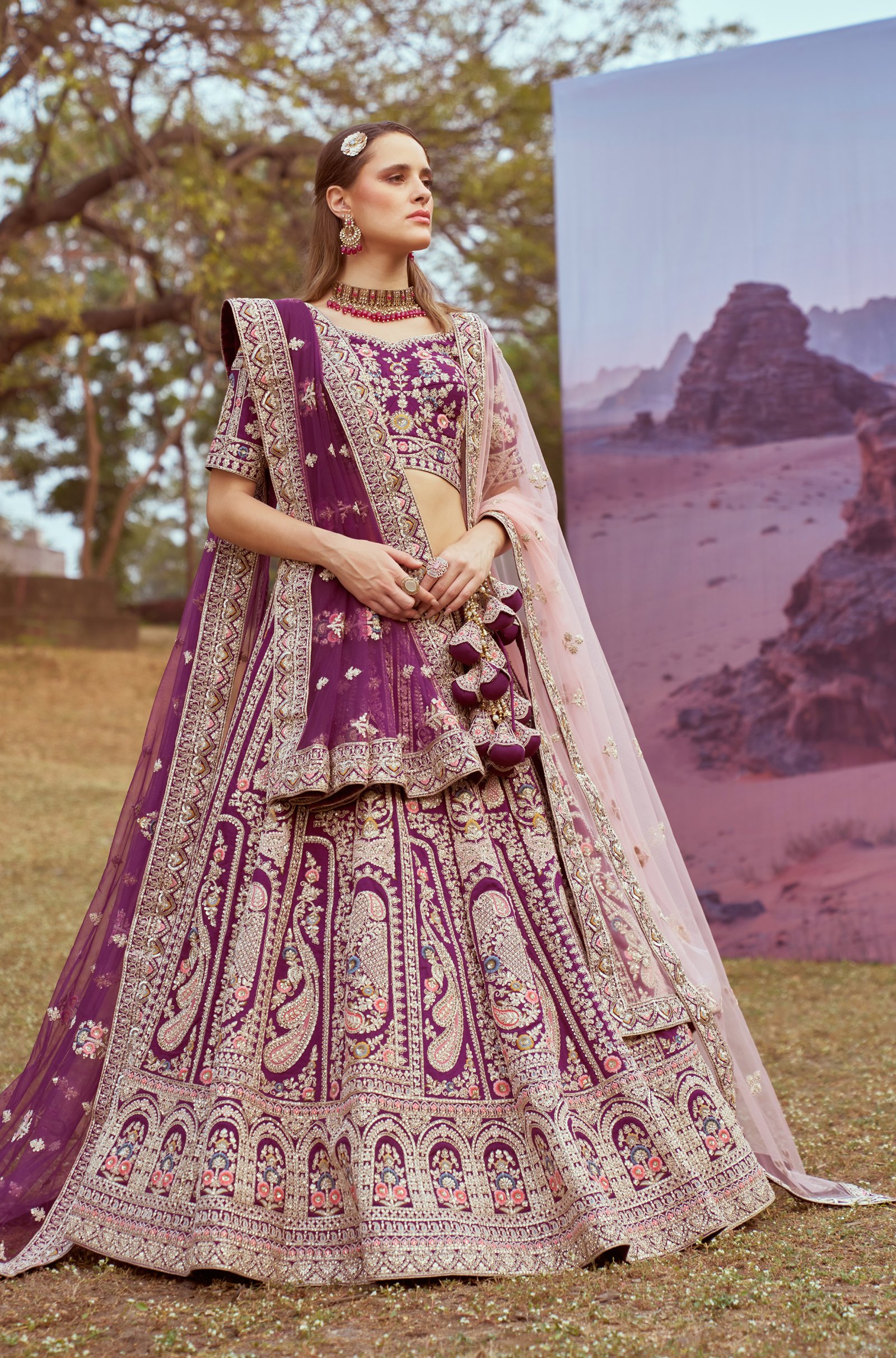 Dupatta Styling Ideas for Lehenga