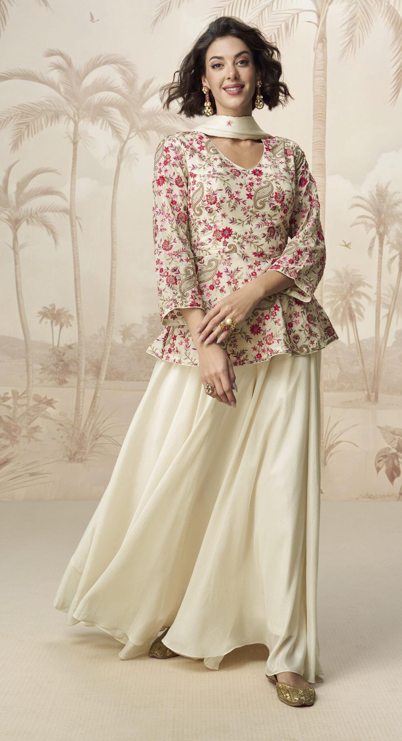 Kurti Lehenga with Dupatta Wedding Dress Ghagra Kurti