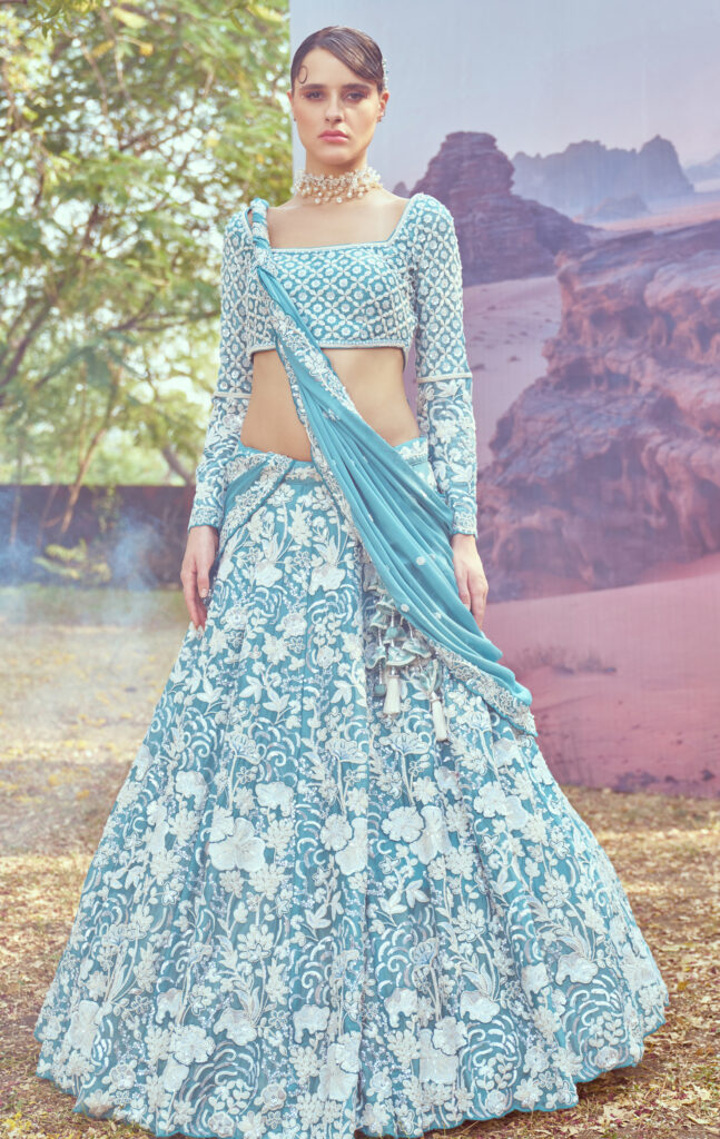 sachin and babi light blue dress Enchanting Haldi Dresses for Bride Sister to Look Beautiful