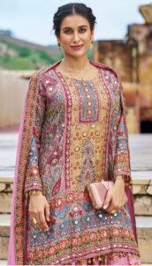 Long Kameez and Sharara Exclusive Sharara Suit Set