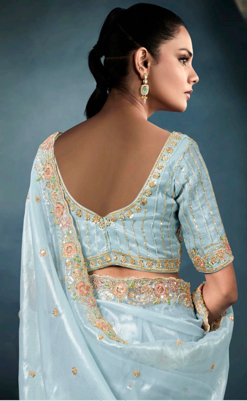 Reception Sarees for Bride Images