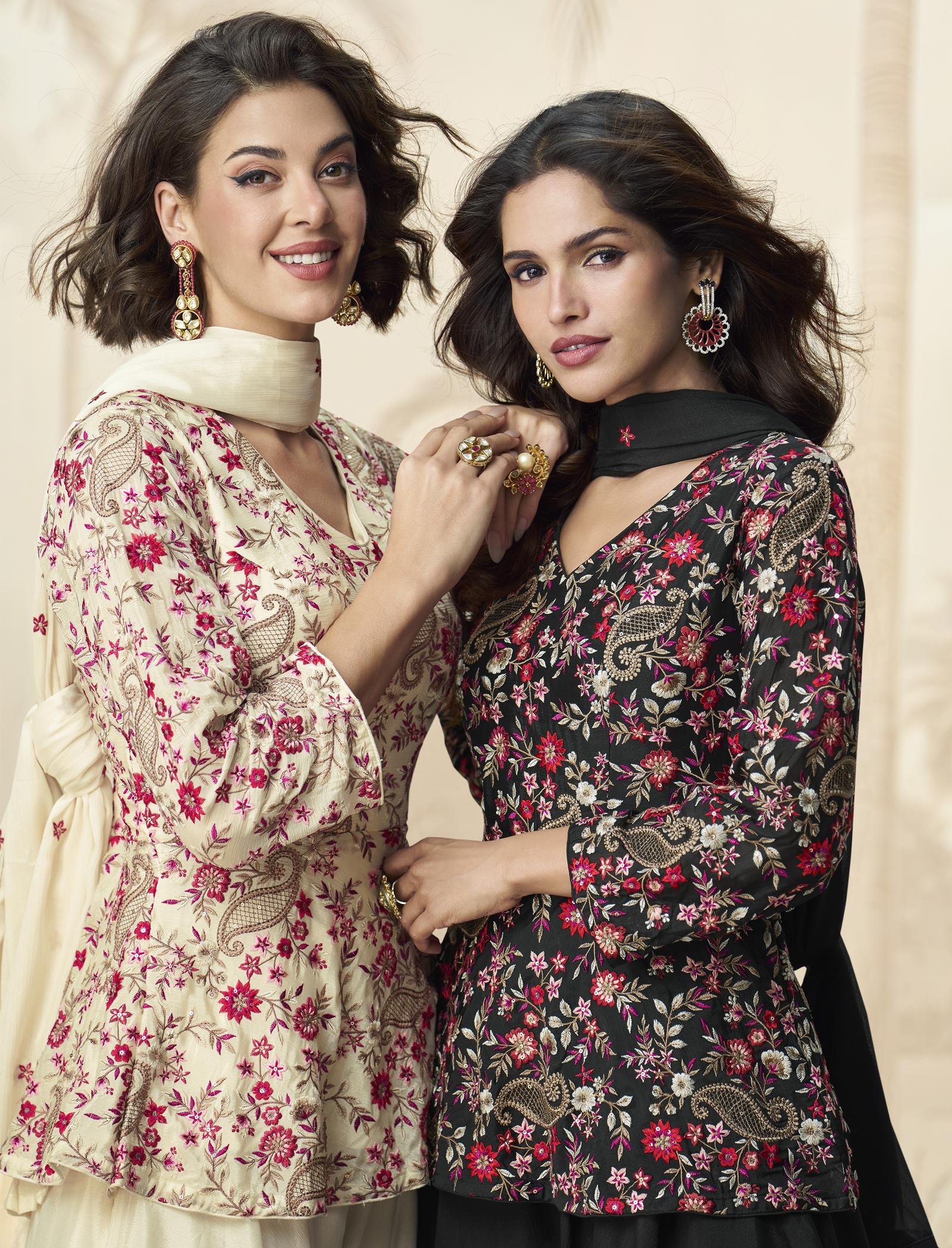 Short Kurti with Lehenga Party Wear