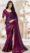 Chiffon Silk Designer Sarees for Women in Purple Saree