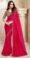 Chiffon Silk Designer Sarees for Women in Red Saree
