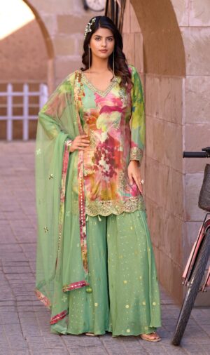 Exclusive Modern Sharara Suit for Wedding