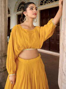 Lehenga for Haldi Ceremony