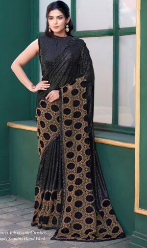 New Design Saree Party Wear Unique Designer Saree