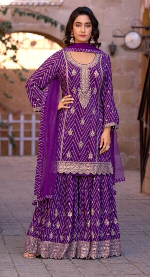 Punjabi Sharara Suits for Wedding Indian Dress In USA